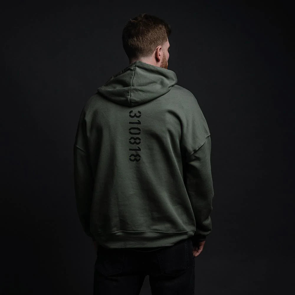 Eminem KAMIKAZE SUDADERA VERDE CON CAPUCHA