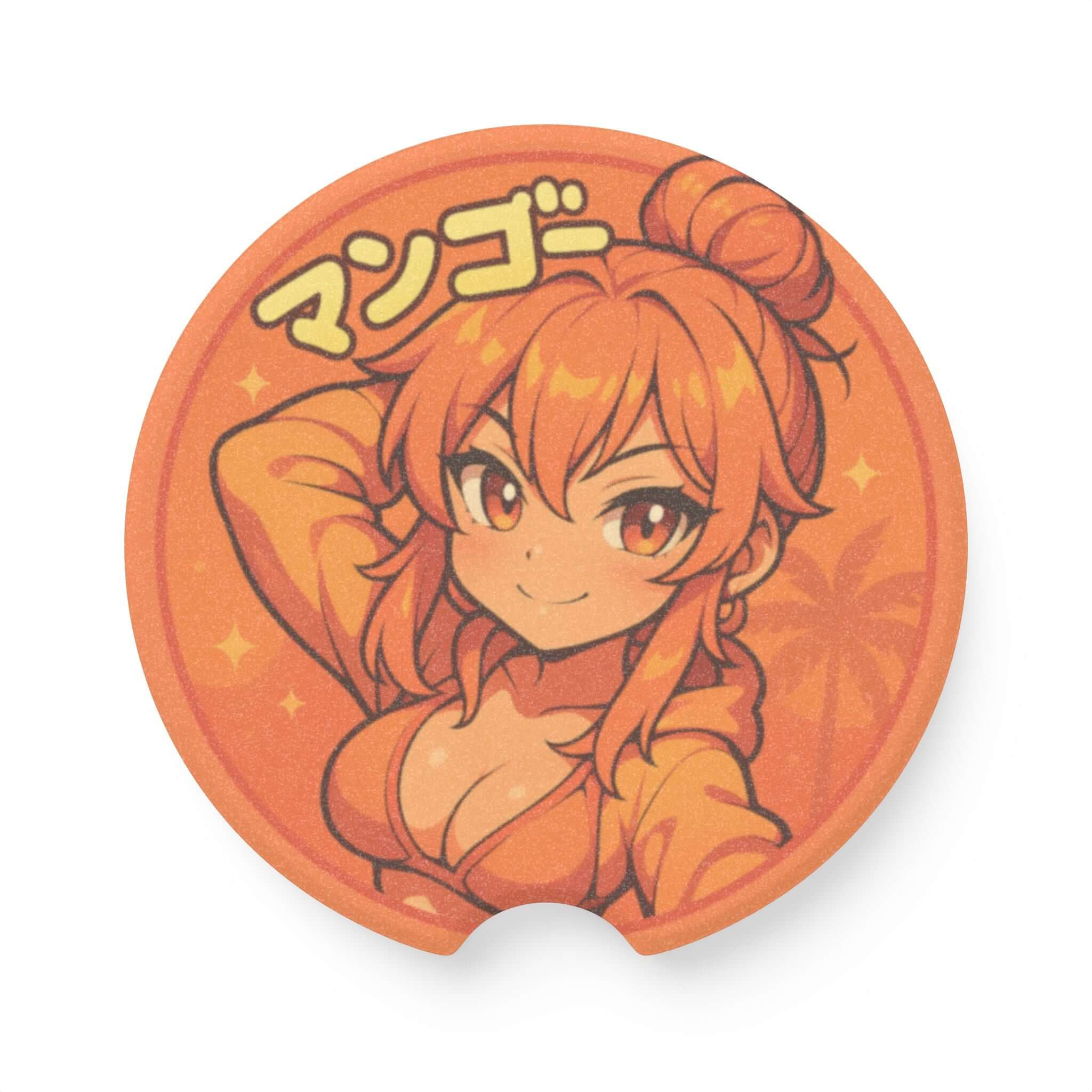 MANGO Girl Soapstone Car Coaster