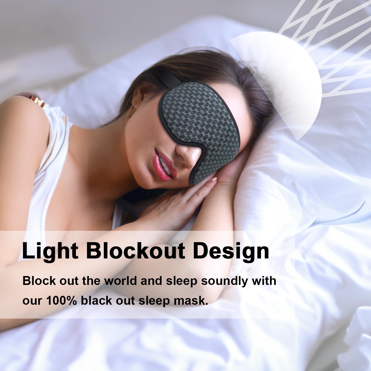 Dr. DRACLISS Sleep Mask,Sleep Eye Mask for Men Women,3D Contoured Memory Foam Eye Mask for Sleeping,100% Light Blocking Sleeping Mask,Zero Pressure Sleeping Blindfold for Travel Noon Break and Yoga (Black)