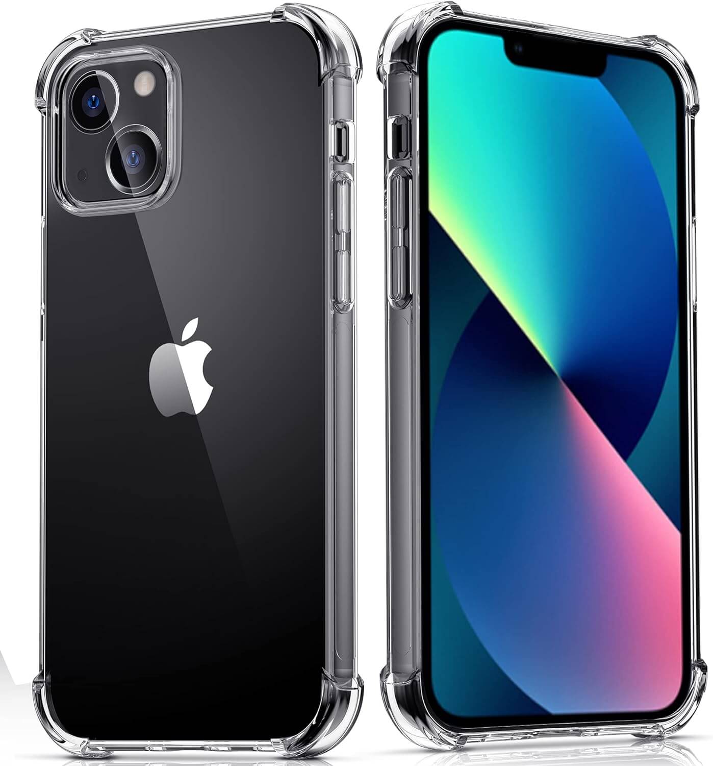 Funda transparente para iPhone 13 a prueba de golpes