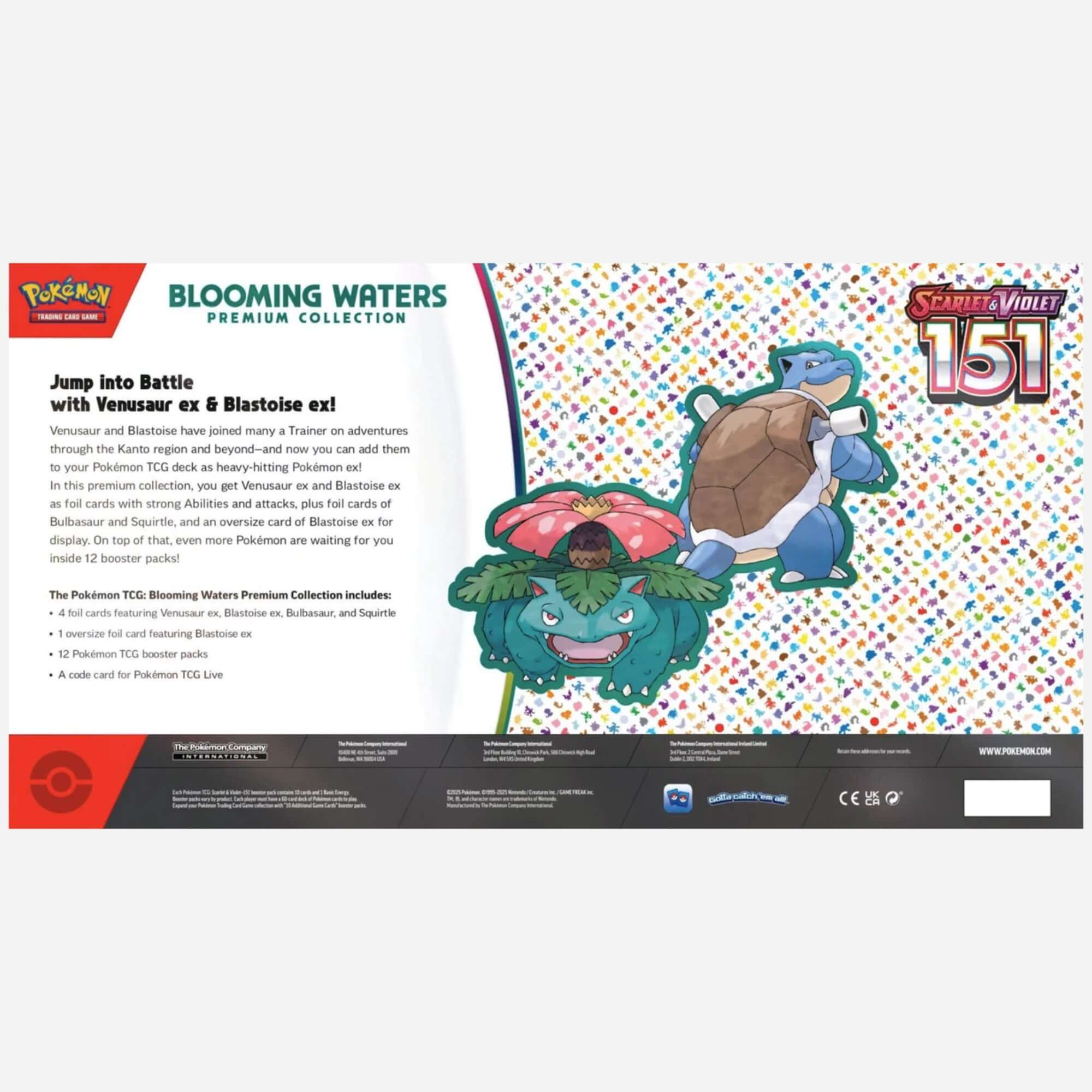 Pokémon 151 Blooming Waters Premium Collection