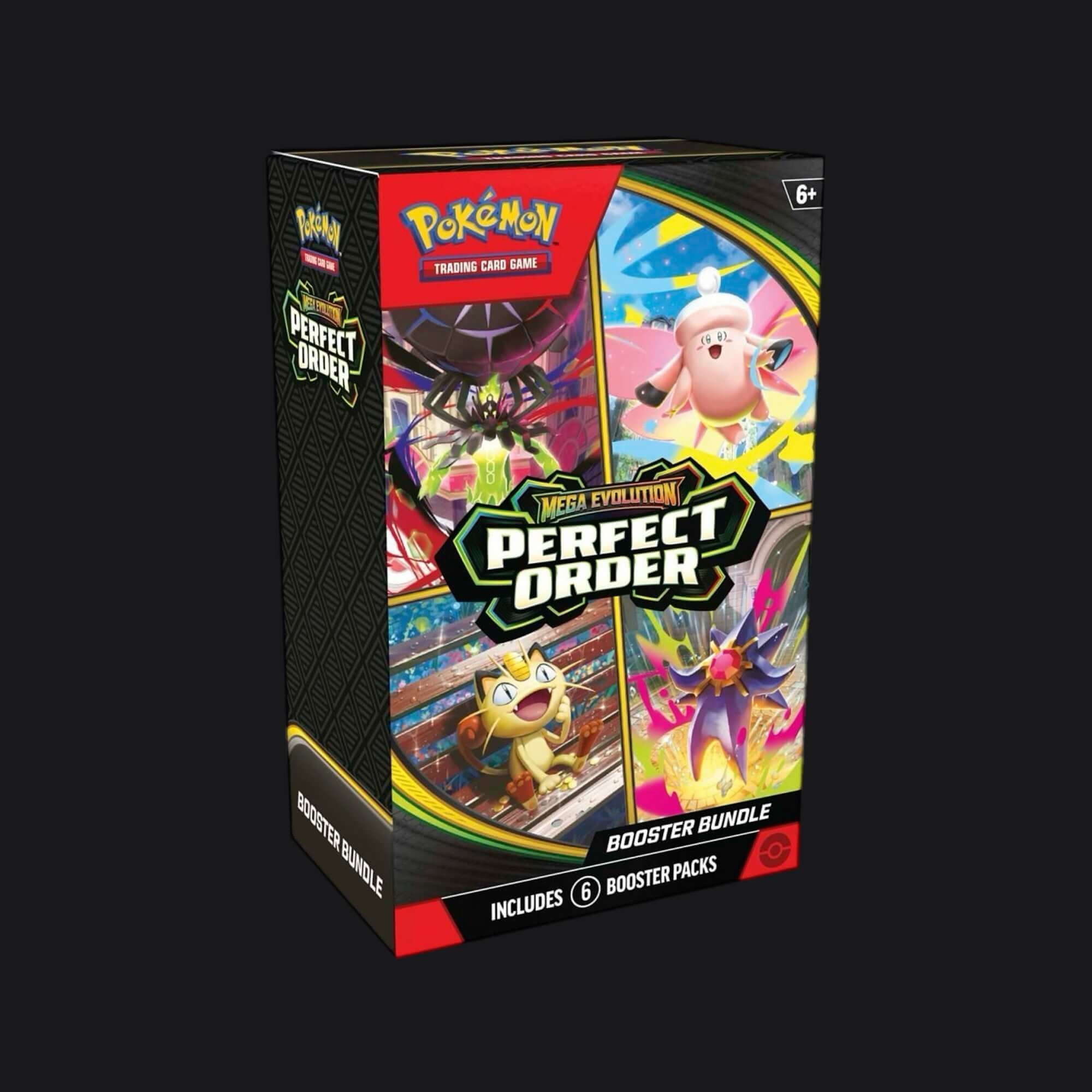 Pokmon Mega Evolution Perfect Order Booster Bundle (6 Packs) Pokmon Mega Evolution Perfect Order Booster Bundle (6 Packs)