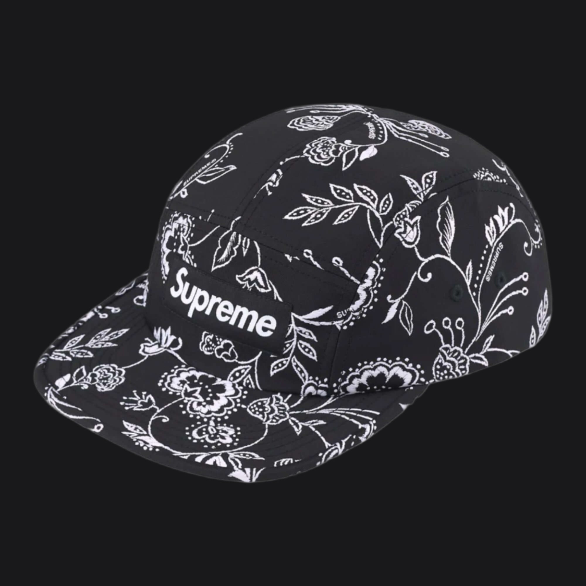 Supreme Floral Jacquard Camp Cap
