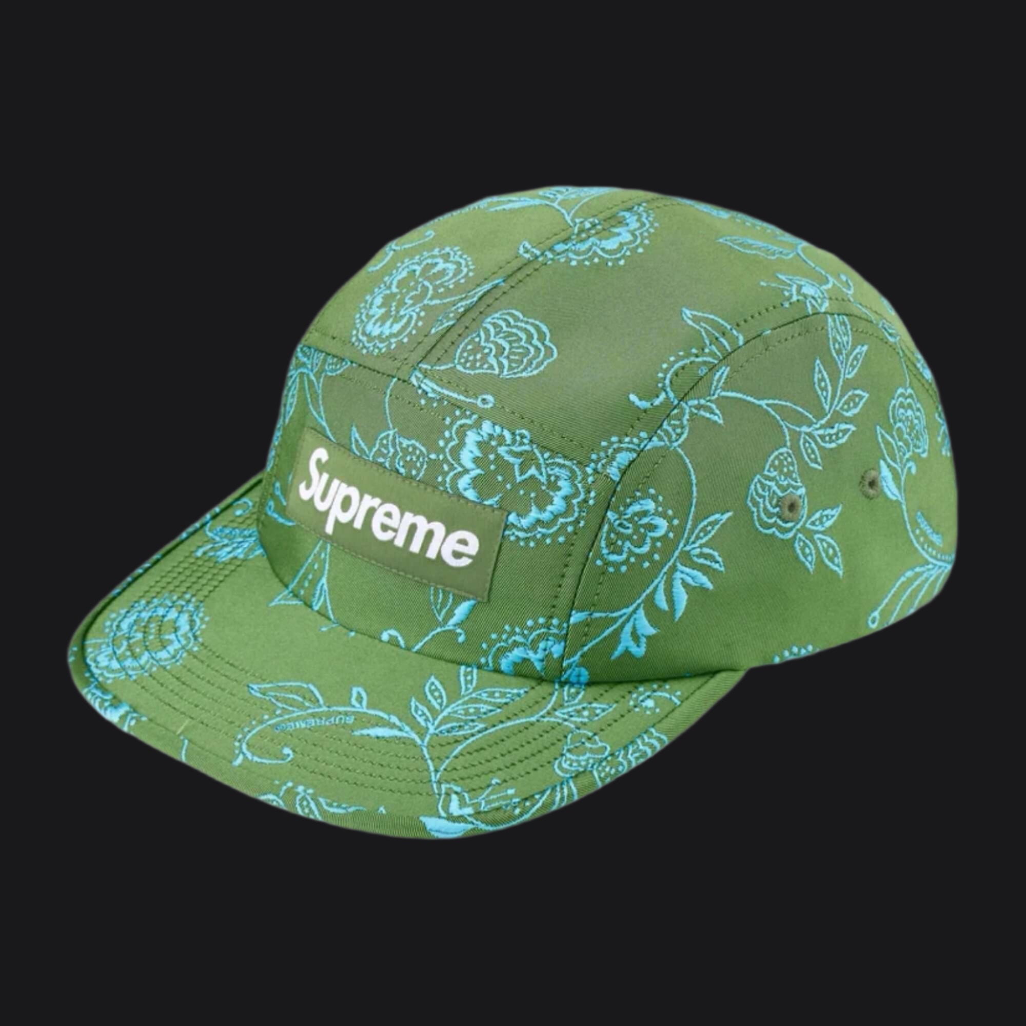 Supreme Floral Jacquard Camp Cap