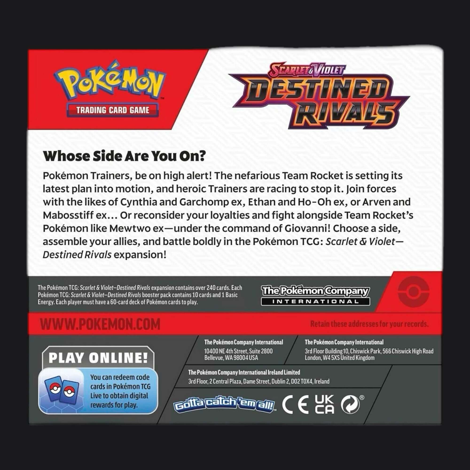 Pokémon Scarlet & Violet Destined Rivals Booster Display Box