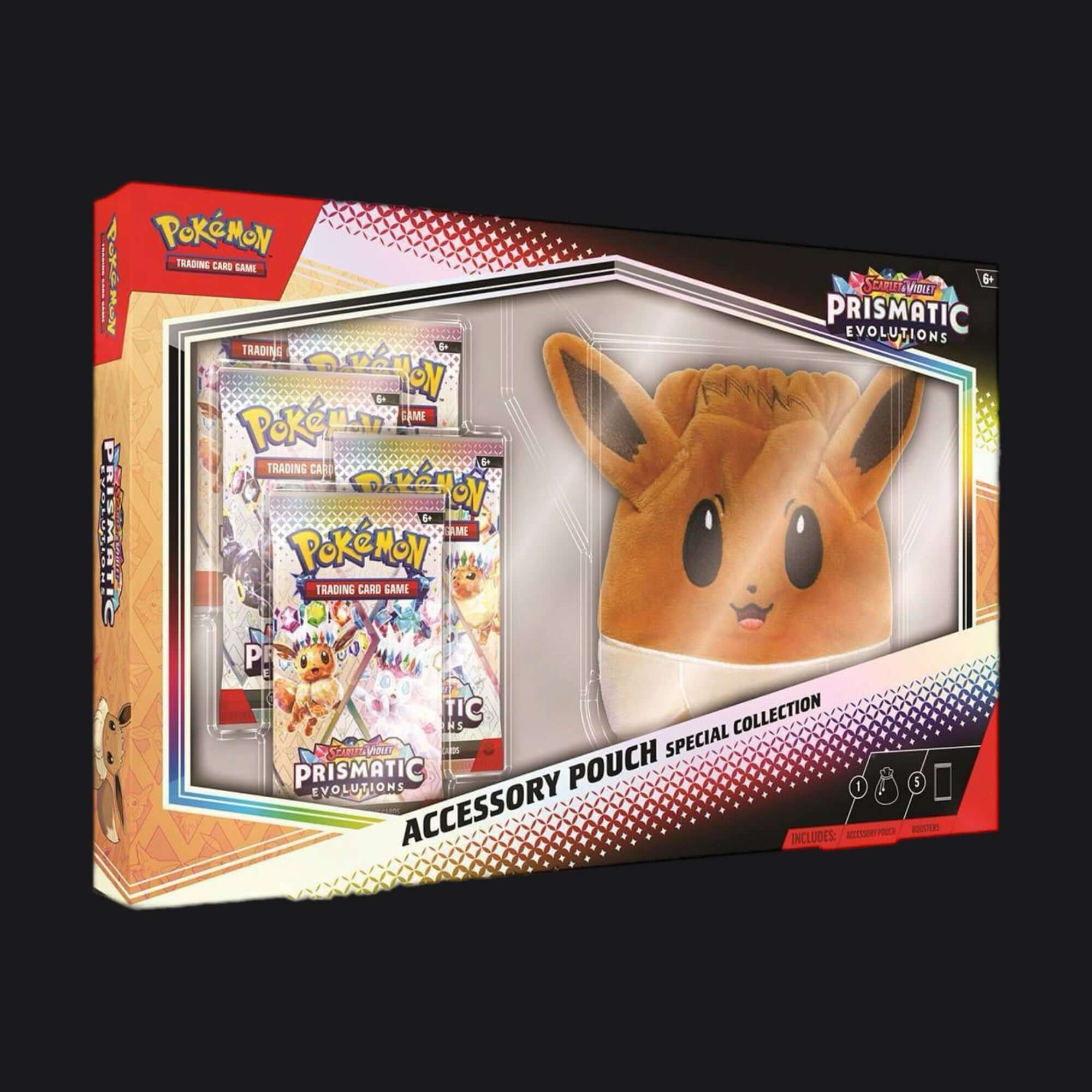 Pokémon Scarlet & Violet Prismatic Evolutions Accessory Pouch Special Collection