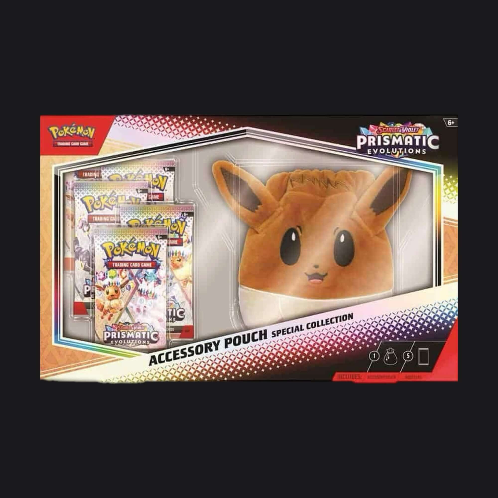 Pokémon Scarlet & Violet Prismatic Evolutions Accessory Pouch Special Collection