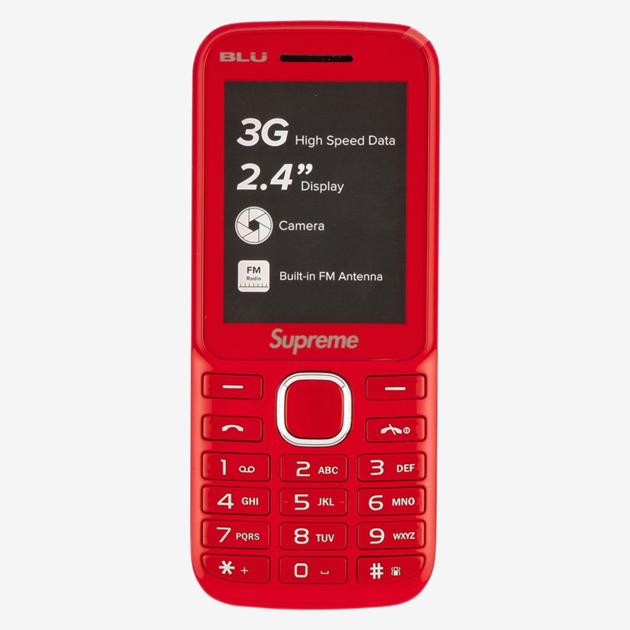 Teléfono quemador Supreme x BLU