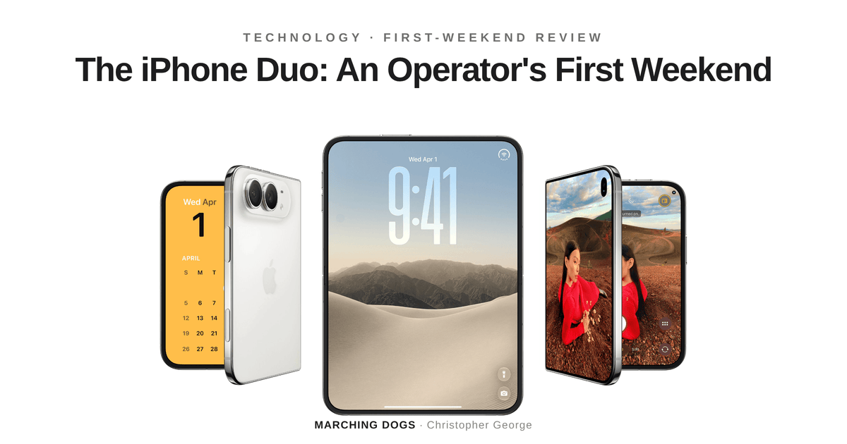 The iPhone Duo: An Operator's First Weekend