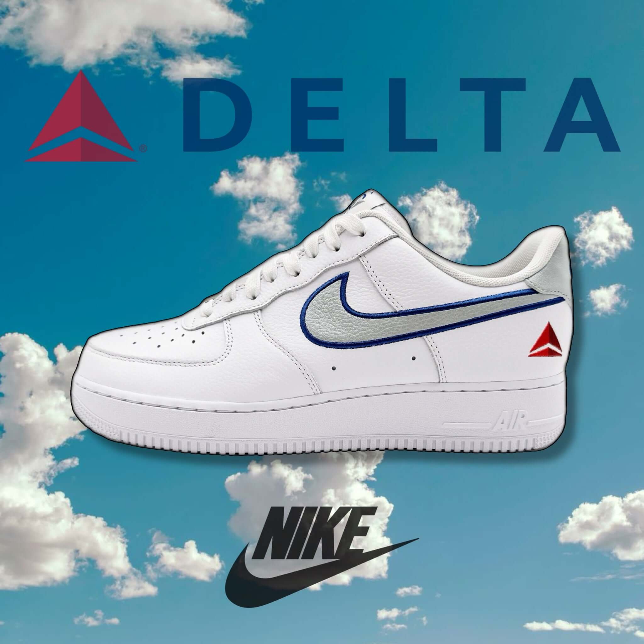 Delta x Nike Air Force 1 "Delta 100" - A Rare Sneaker Built for Aviation History