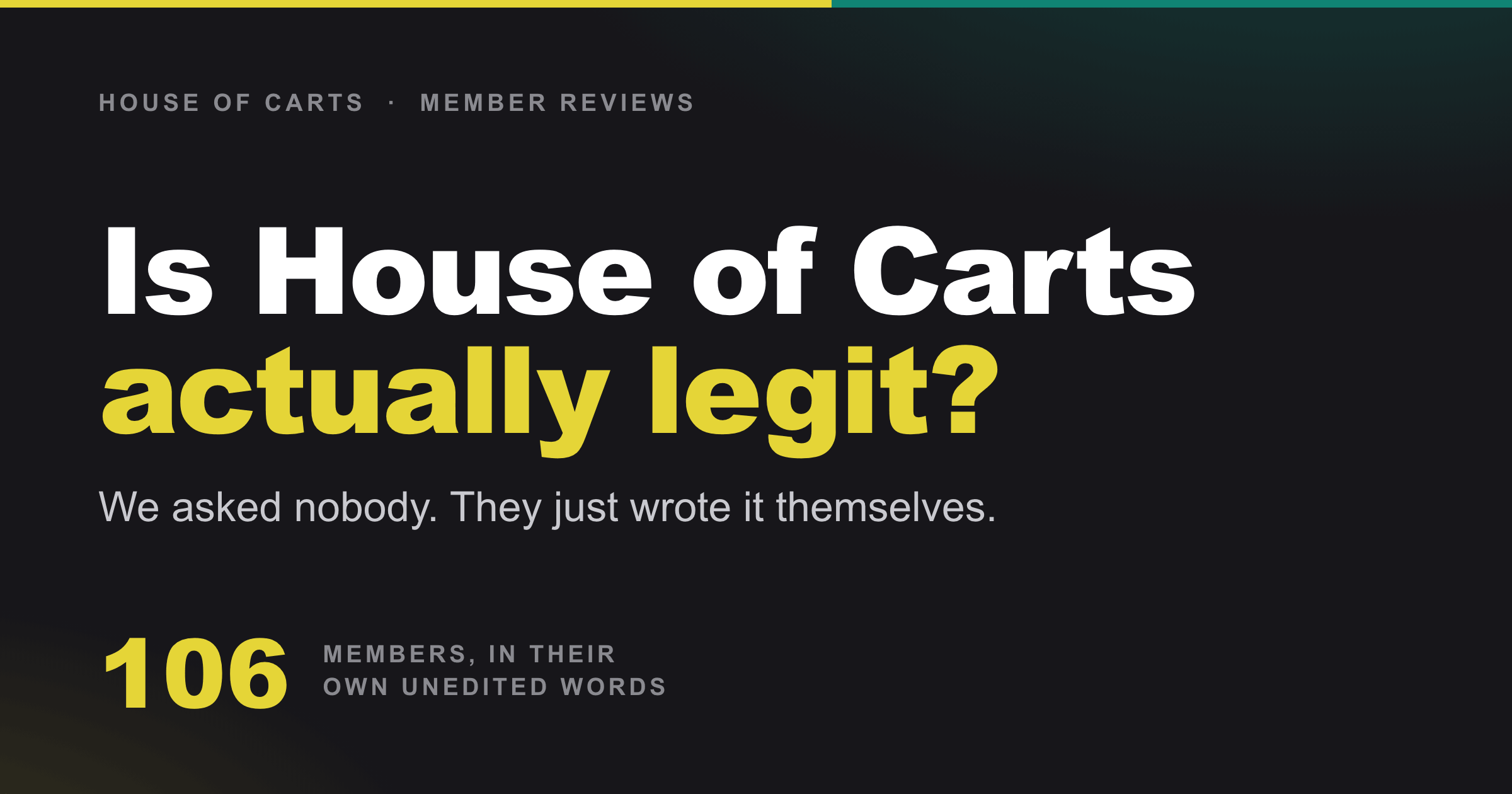 Is House of Carts Legit? 106 Members Reviewed It, Unedited