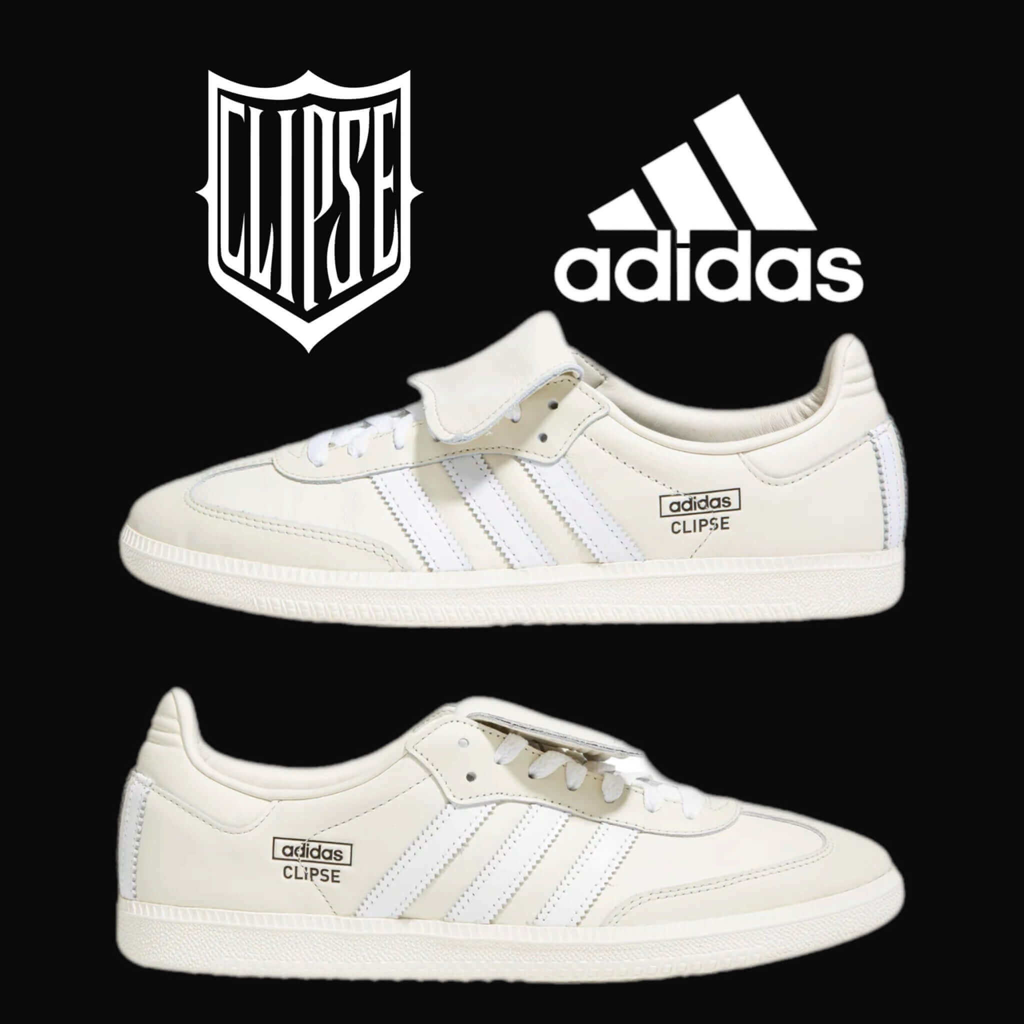 A Detailed Look at the CLIPSE x Adidas 'THORN' Samba "Cream/White"