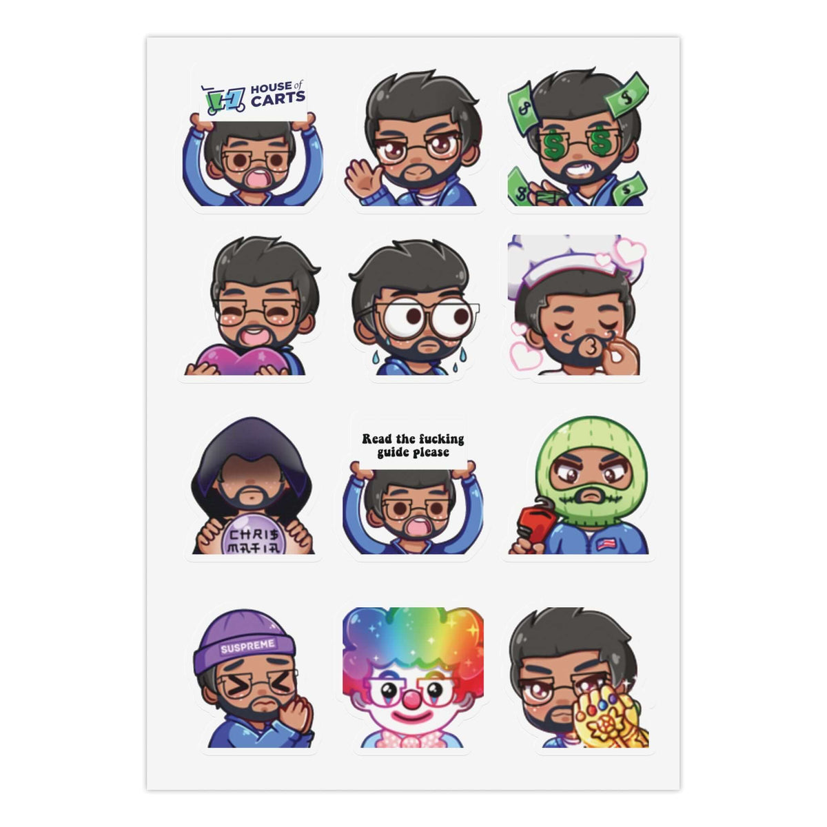 HOC MAFIA - Sticker Sheet