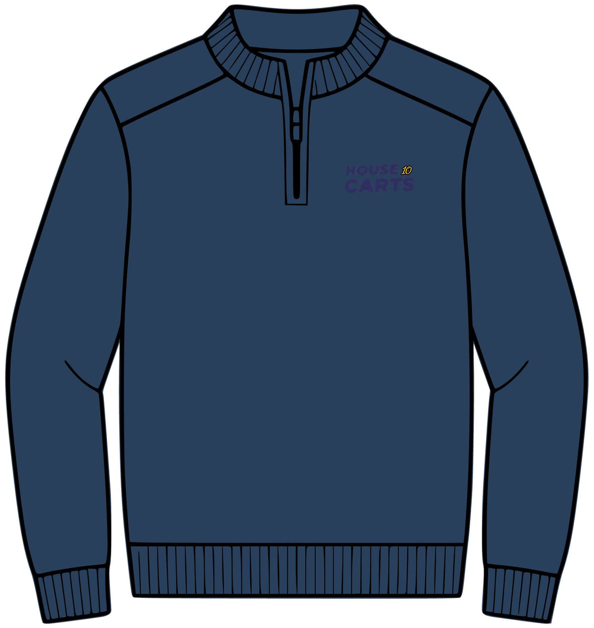 HOC 10YR - 1/4-Zip Sweater