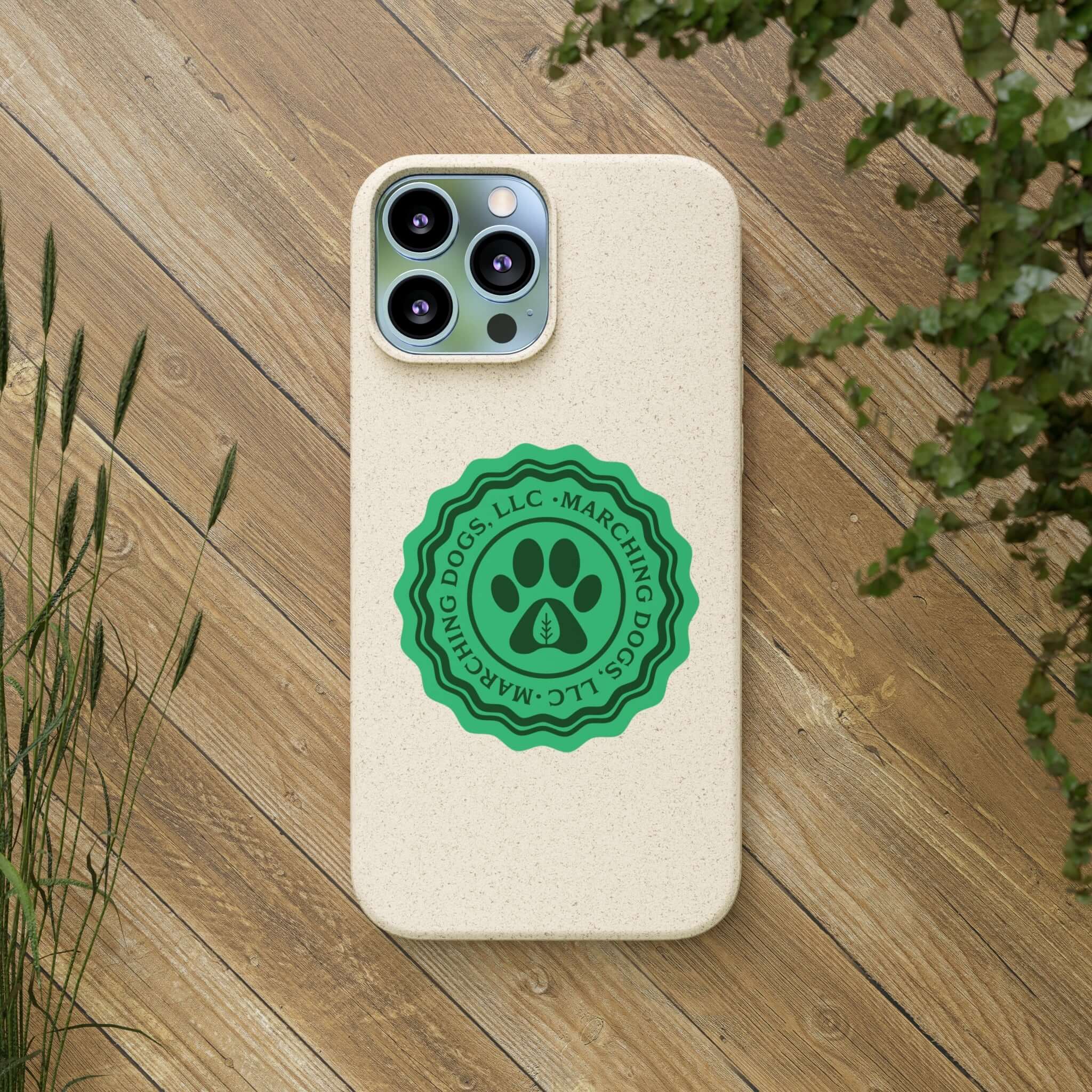 Funda para teléfono biodegradable Marching Dogs ECO