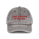 'From Underdog to Top Dog' Embroiderd Vintage Cap