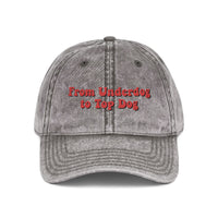 'From Underdog to Top Dog' Embroiderd Vintage Cap