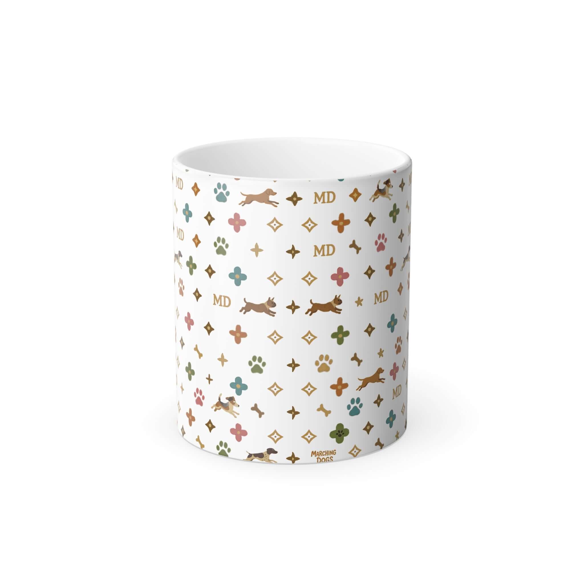 Marching Dogs Luxe Color Changing Mug