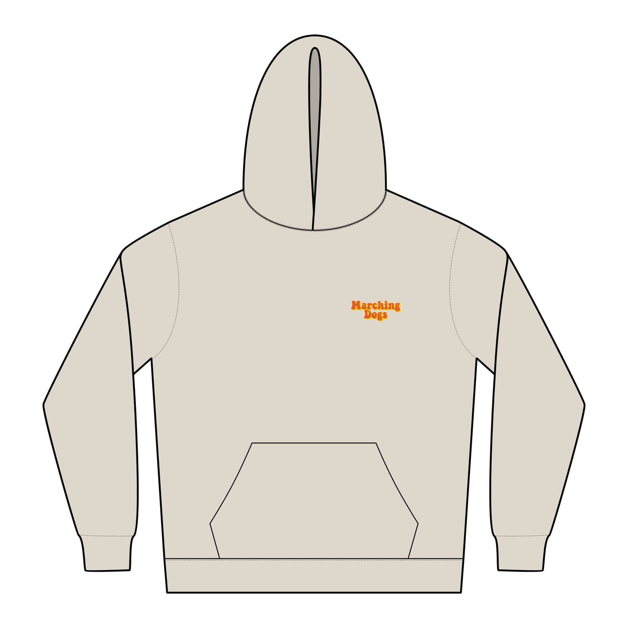 Marching Dogs Relaxed Hoodie
