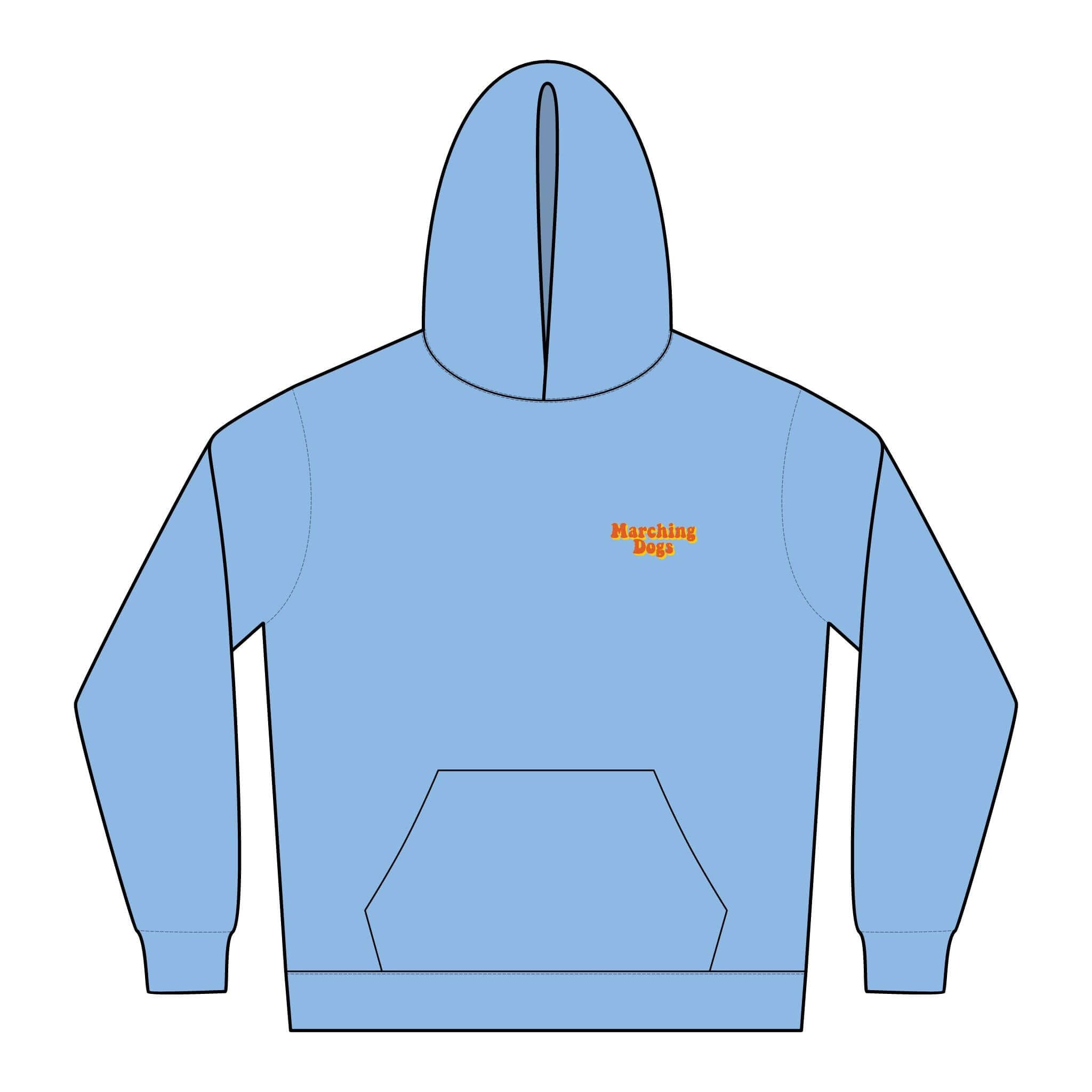 Marching Dogs Relaxed Hoodie