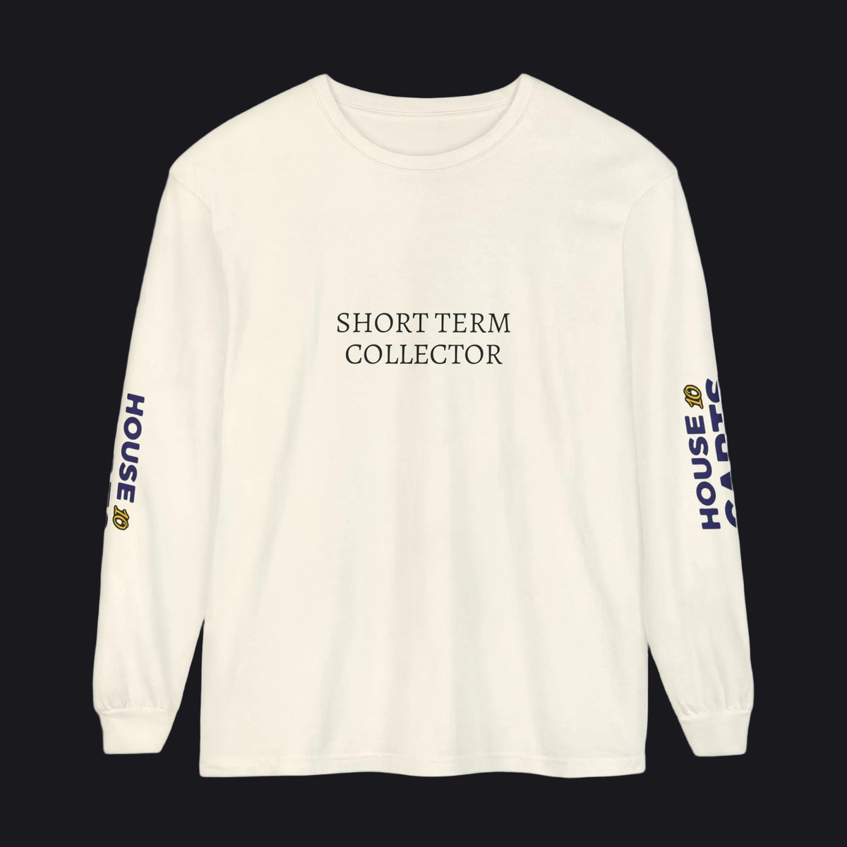 HOC 10YR 'STC' - Unisex Garment-dyed Long Sleeve T-Shirt