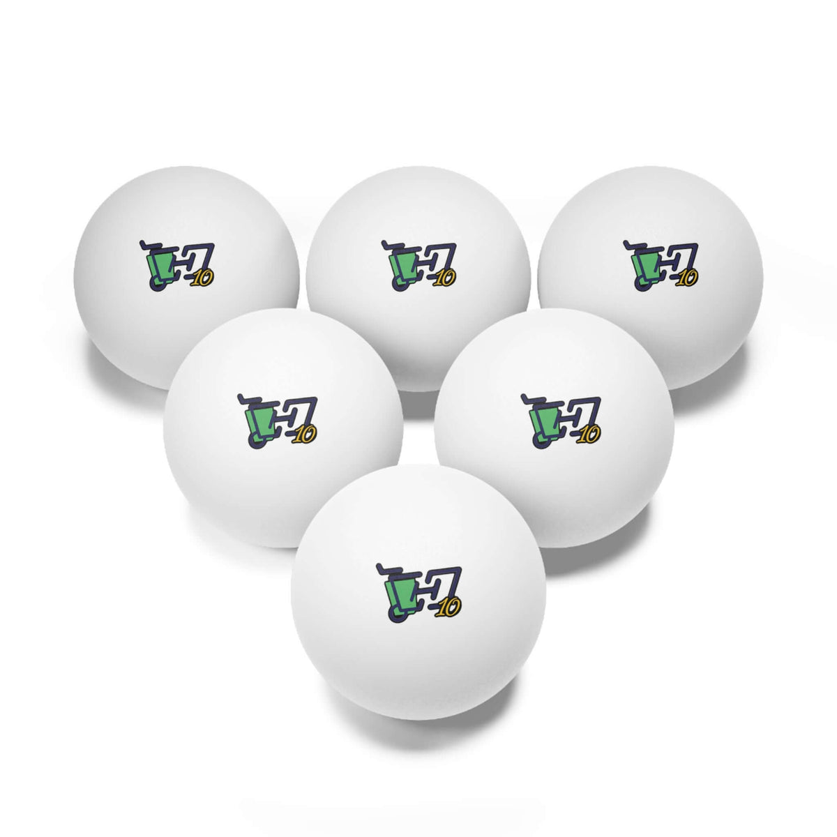 HOC 10YR - Ping Pong Balls, 6 pcs