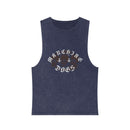 Marching Dogs "Skull n Bones" Stonewash Tank Top