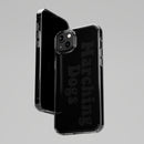 Marching Dogs (Black) Clear Case