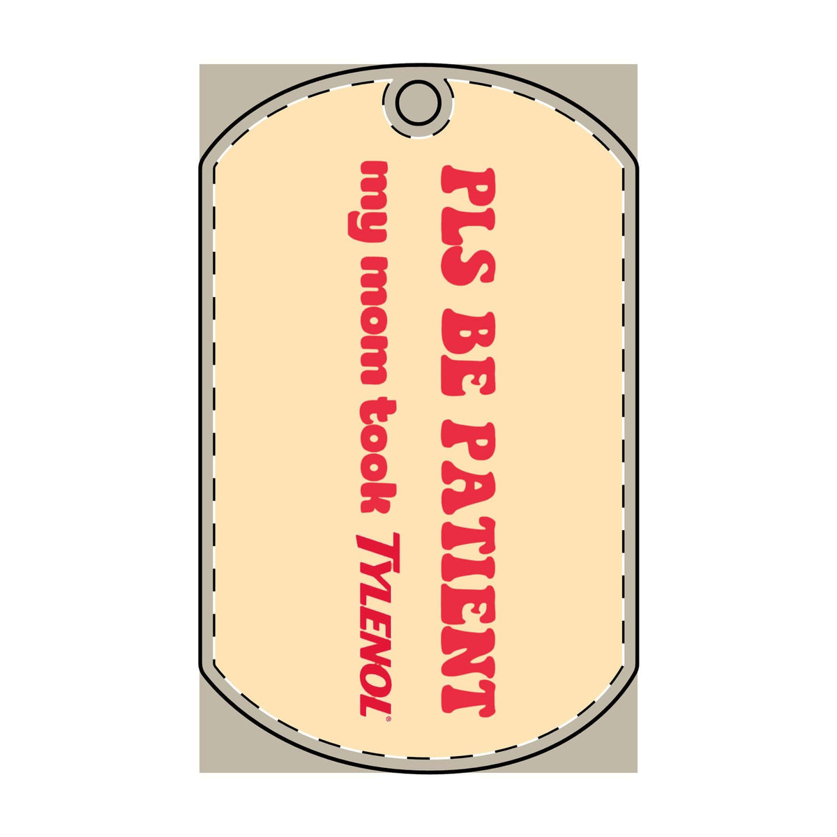 HOC HELMET HEADS - Dog Tag Keychain (Engraving)