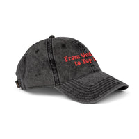 'From Underdog to Top Dog' Embroiderd Vintage Cap