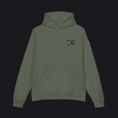 Green hoodie with 'Ultra' logo on the back against a white background