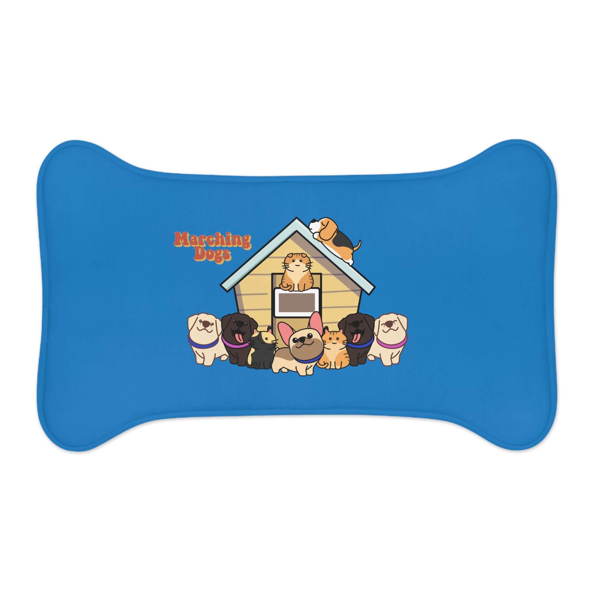 Marching Dogs Pet Feeding Mats