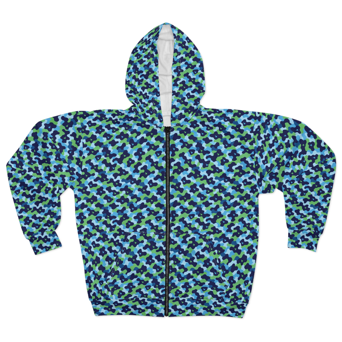 HOC CAMO - Unisex Zip Hoodie (AOP)