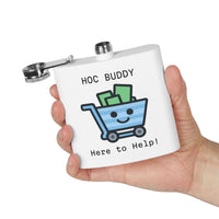 HOC BUDDY - Stainless Steel Flask, 6oz