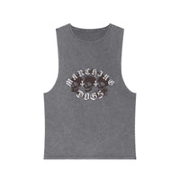 Marching Dogs "Skull n Bones" Stonewash Tank Top