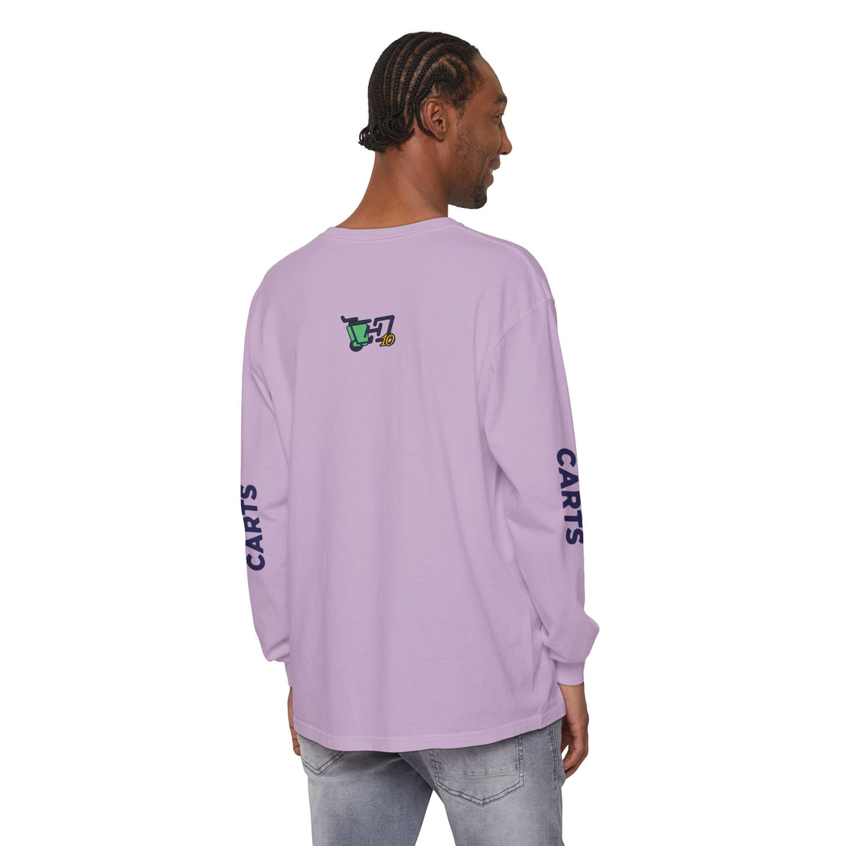 HOC 10YR 'STC' - Unisex Garment-dyed Long Sleeve T-Shirt