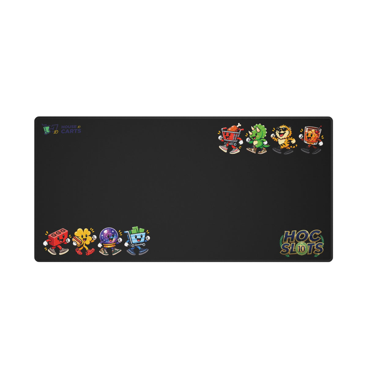 HOC 10YR 'MARCHING HOC SLOTS' - Stitched Edge Desk Mat