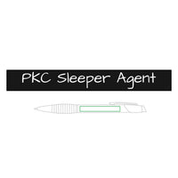 HOC 10YR 'Sleeper Agents' - Brass Ballpoint Pen with Gripper (Engraving)