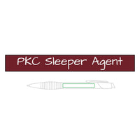 HOC 10YR 'Sleeper Agents' - Brass Ballpoint Pen with Gripper (Engraving)
