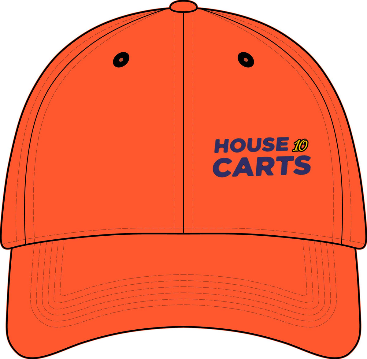 HOC 10YR - Enhanced Visibility Cap with Camo Brim