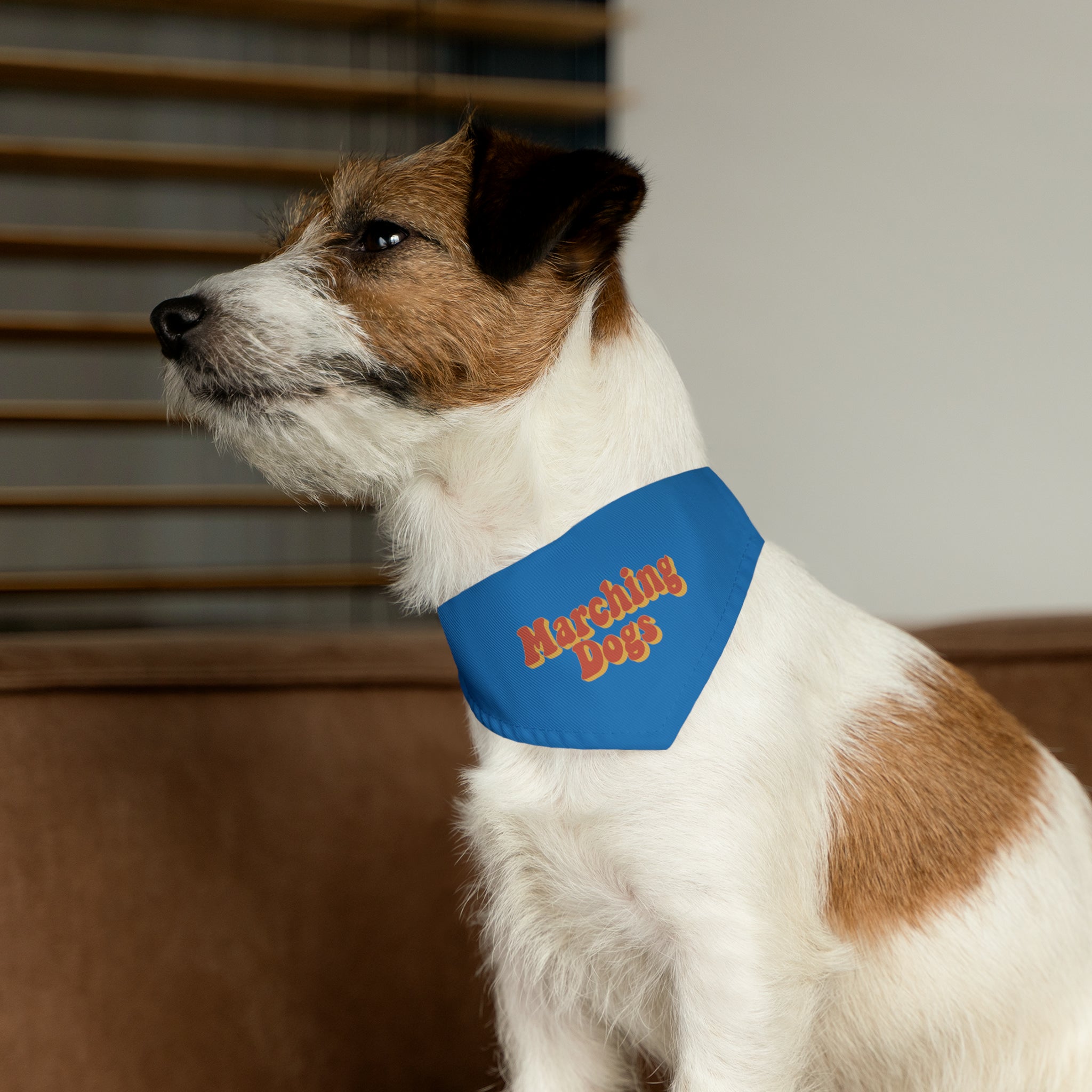 Collar de bandana para mascotas Marching Dogs