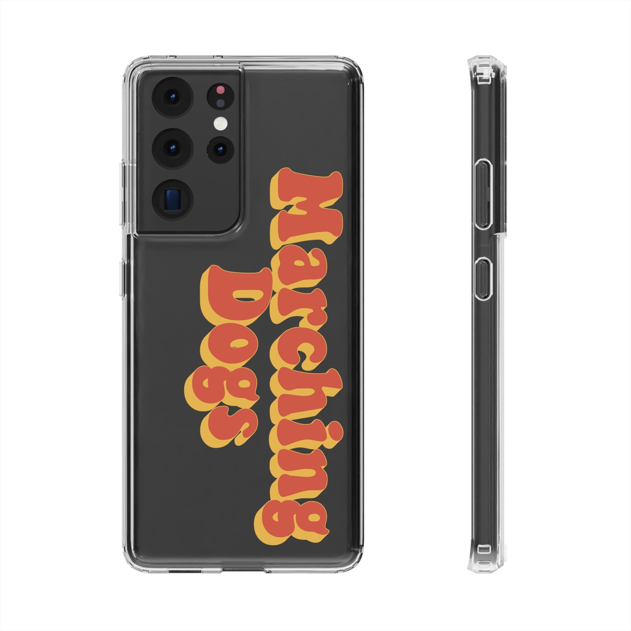 Marching Dogs (Colored) Clear Case
