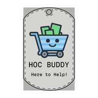 HOC BUDDY - Dog Tag Keychain (Engraving)