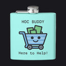 HOC BUDDY - Stainless Steel Flask, 6oz