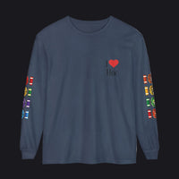 HOC 10YR 'HOC SLOT TEAM' - Unisex Garment-dyed Long Sleeve T-Shirt