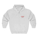 'Fom Underdogs to Top Dogs' Embroidered Zip Hoodie