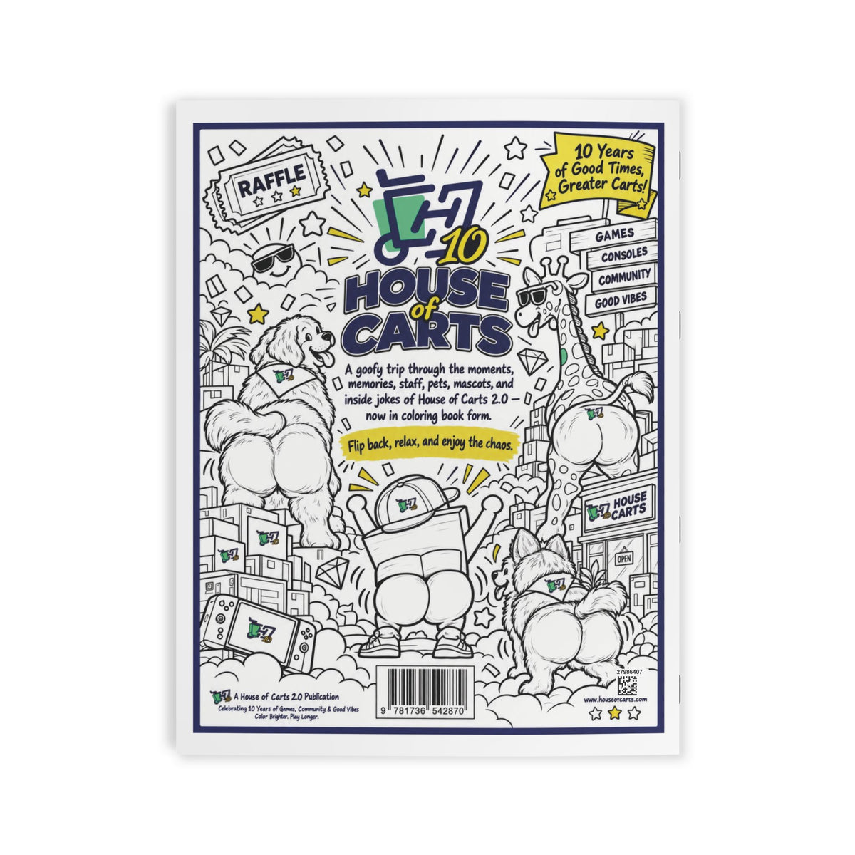 HOC 10YR ANNIVERSARY Coloring Book [VOL 1]