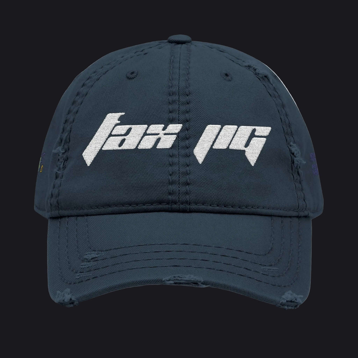 HOC 'FAXJIG' (Flipped) - Distressed Dad Hat (Embroidery)
