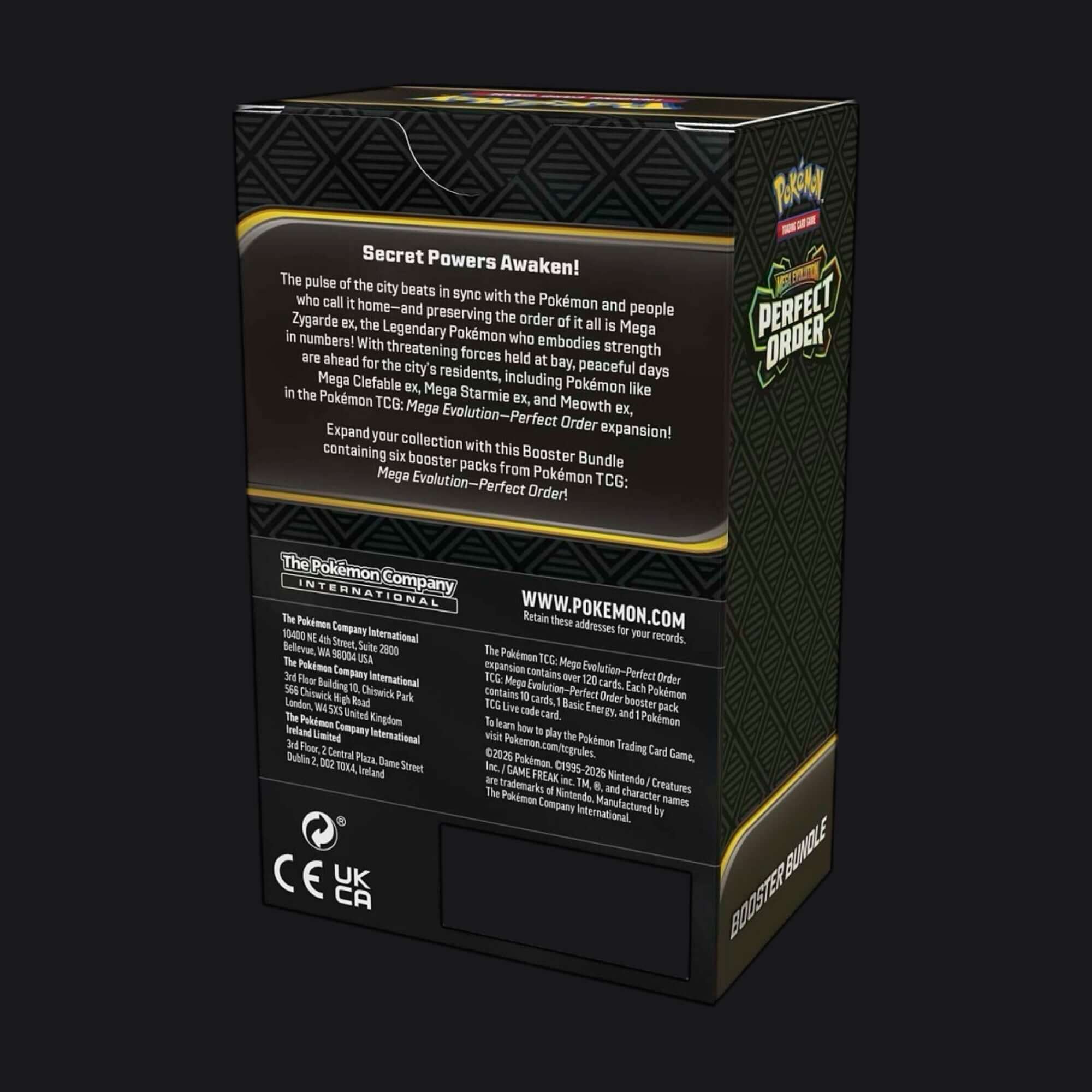 Pokmon Mega Evolution Perfect Order Booster Bundle (6 Packs) Pokmon Mega Evolution Perfect Order Booster Bundle (6 Packs)