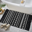 Alfombra de baño boho 2'x3' 